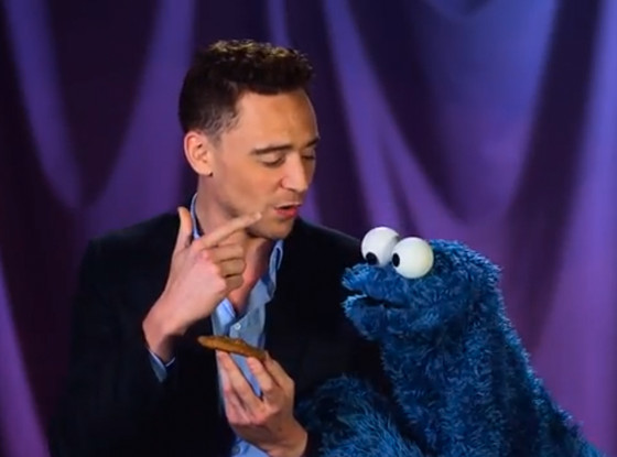 Cookie Monster, Tom Hiddleston Cookie Monster, Tom Hiddleston
